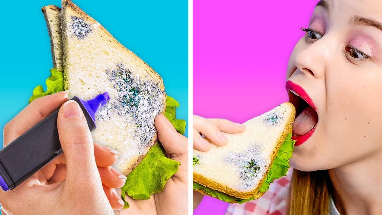 MENJAILI KELUARGA DENGAN MAKANAN || Perang Kejailan dan Meme Tik Tok Terbaik oleh 123 GO! GOLD!