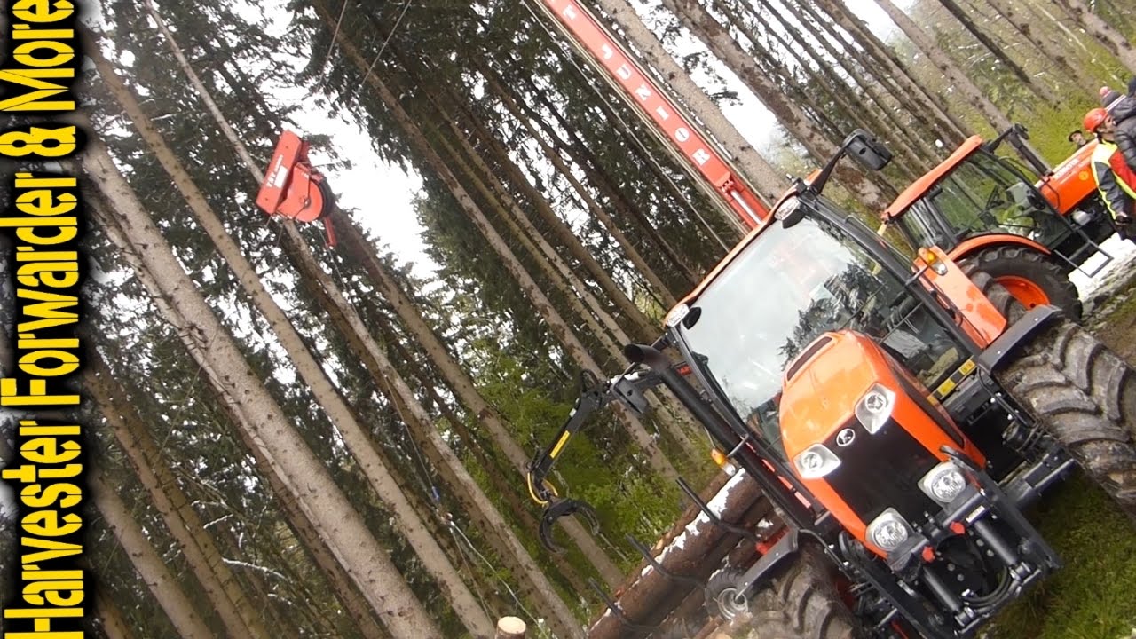 Kubota MX110GX Logging with TST Junior