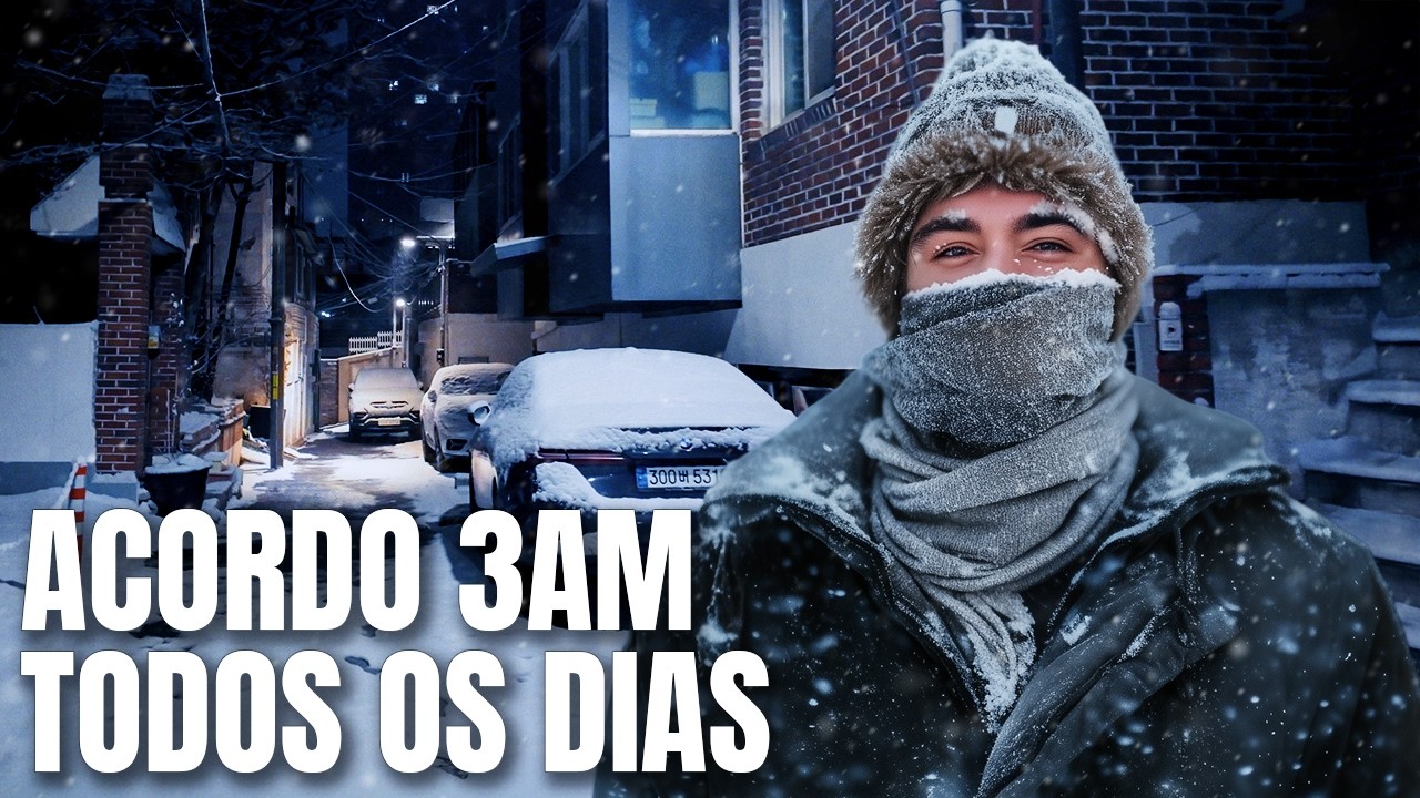 EU NÃO CONSIGO MAIS DORMIR | Seul às 3 da madrugada, neve e inverno