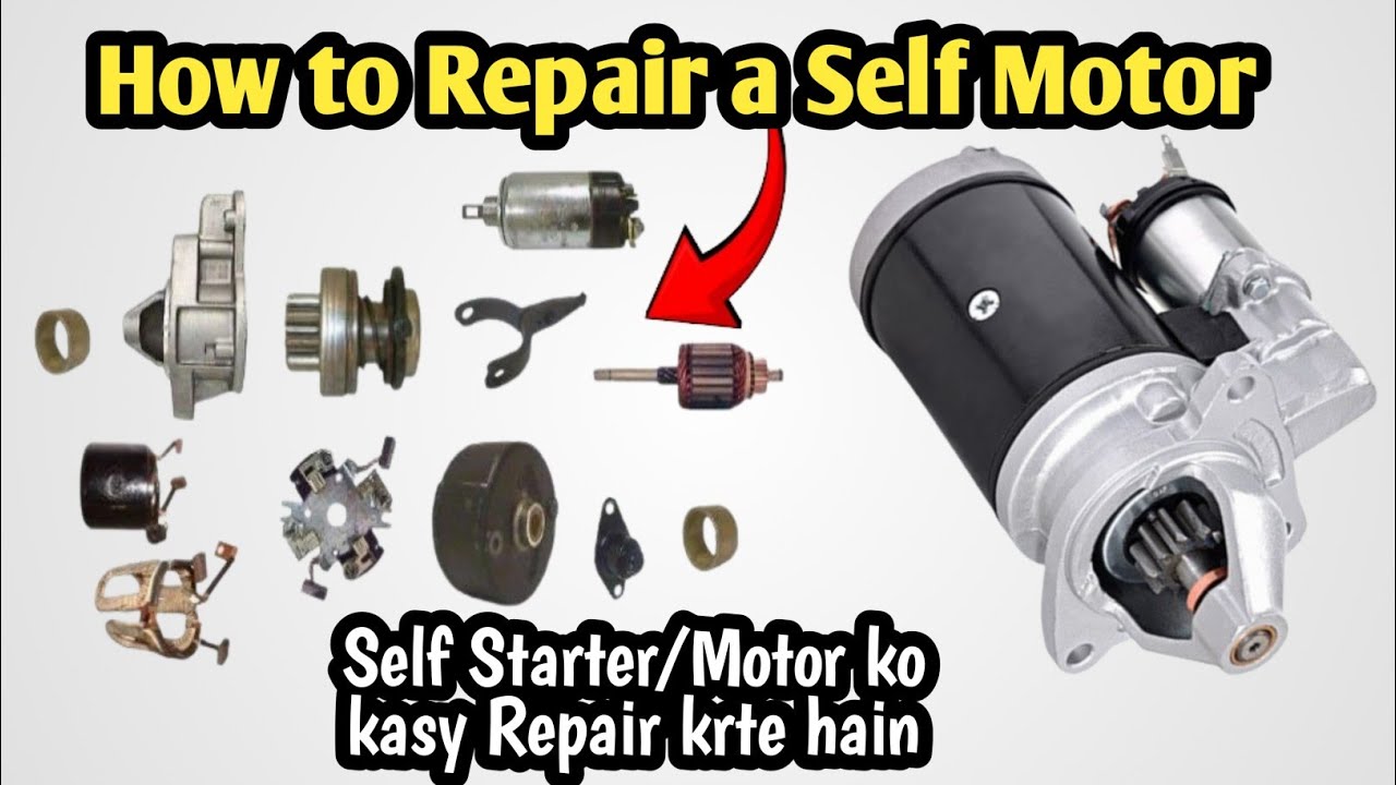 How to Repair Auto Self Motor | Cummins engine starter motor Repair 