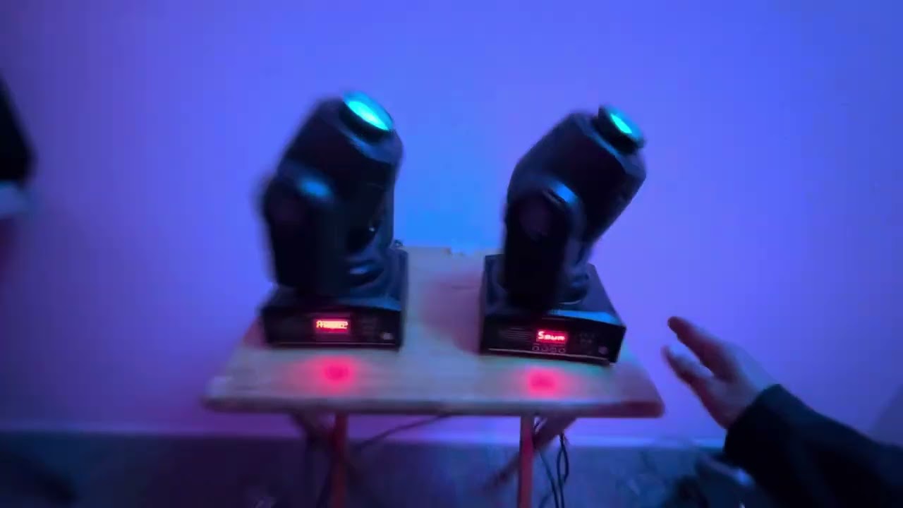 XPCELOYZ 60W LED Moving Head Warmup! | FAN IS LOUD AF