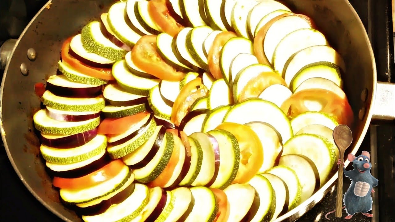Como hacer ratatouille sin horno( estofado de vegetales) 😋sazonlatinocon lizz