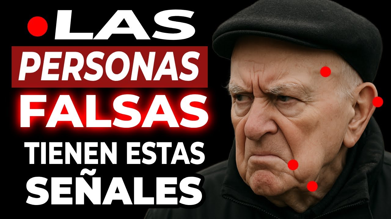 🔴CUIDADO! 12 señales que DESENMASCARAN a una PERSONA FALSA sin que se dé cuenta (utilidad pública)