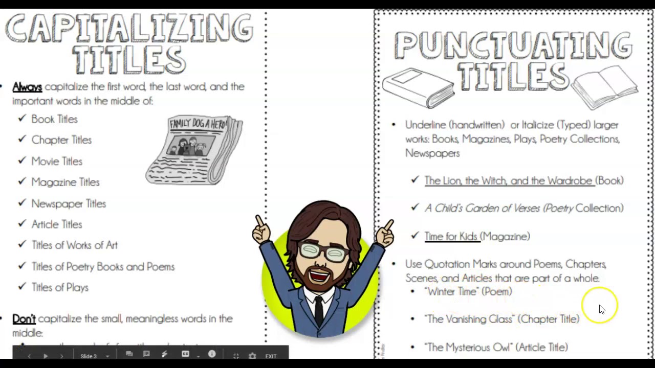 Punctuating Titles
