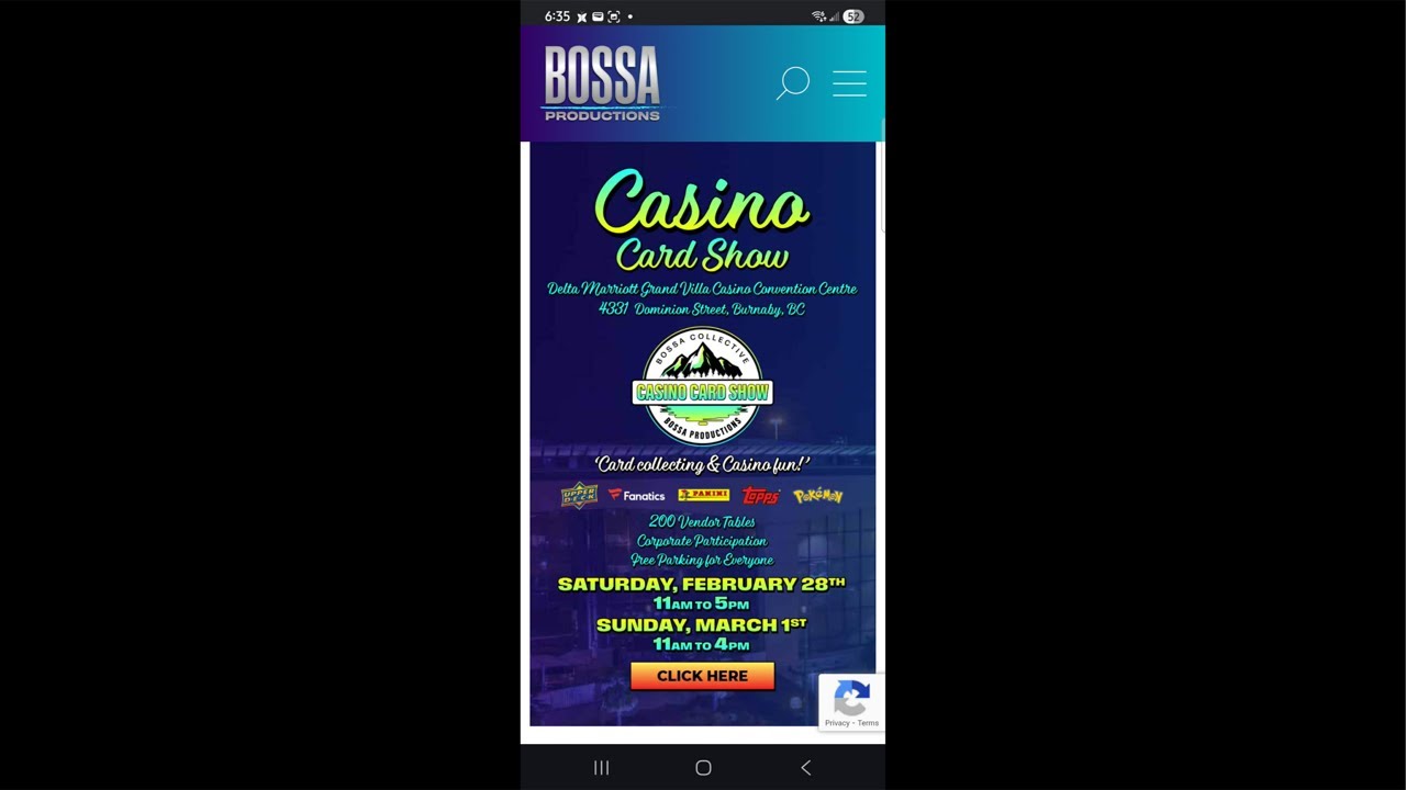 GRAND VILLA CASINO CARD SHOW - LIVE FROM THE SHOW FLOOR