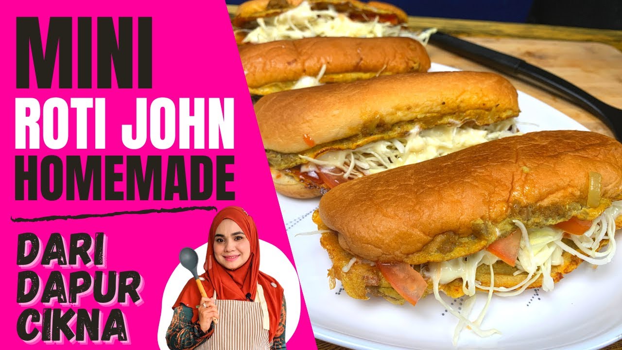 CARA BUAT ROTI JOHN | Homemade Mini | DARI DAPUR CIKNA