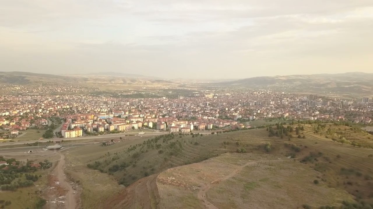 Kırıkkale merkez şehir görüntüsü 2022 drone