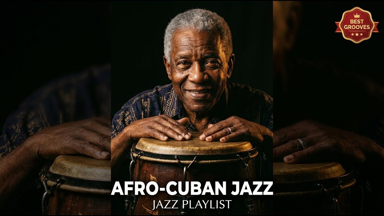 Afro-Cuban Jazz Night 🎷 Conga Groove + Smooth Sax (Instant Chill)