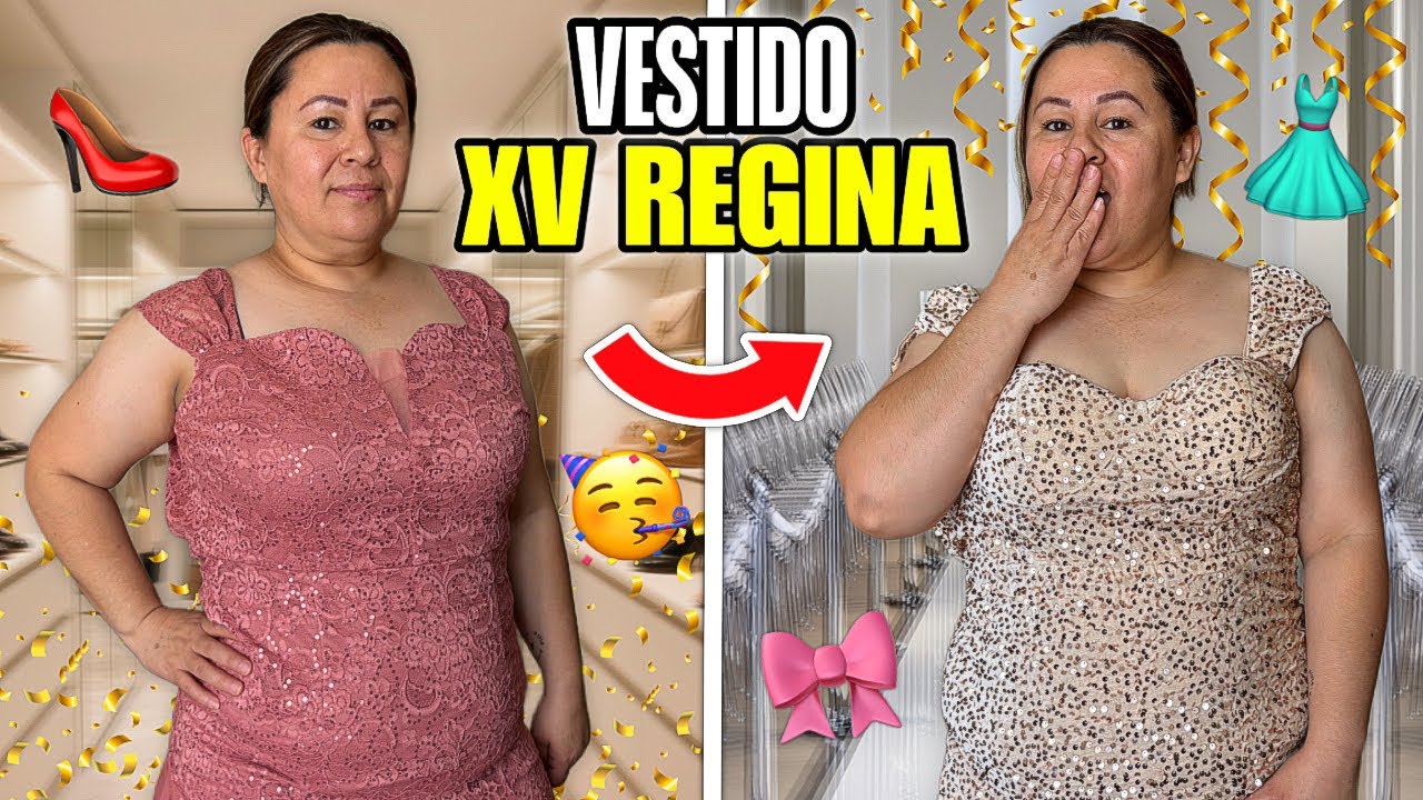ESCOGIENDO*VESTIDO*👗 PARA LA XV DE MI HIJA😱 ¿tu cual prefieres?