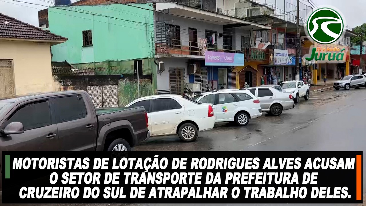 Motoristas de lotação de Rodrigues Alves acusam a Prefeitura de CZS de dificultar seu trabalho.