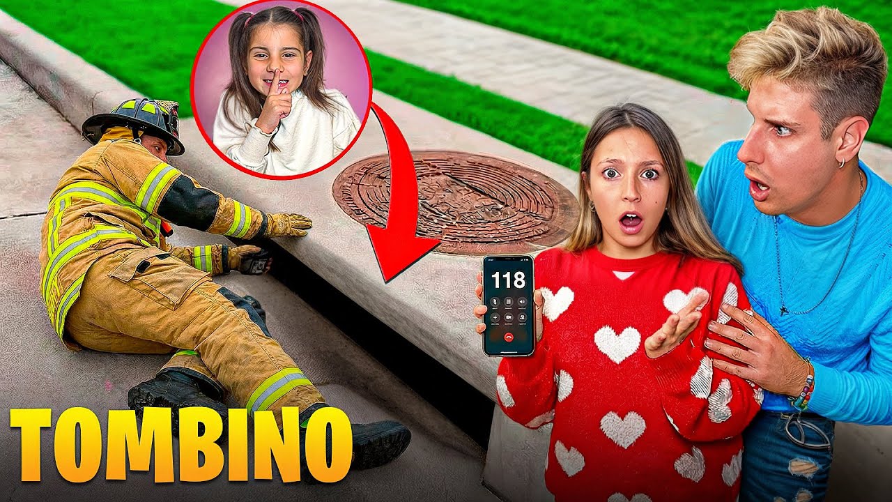 AURORA CADE E SI INCASTRA DENTRO AD UN TOMBINO, PAPÀ MIKE LO SCOPRE E LA SALVA!