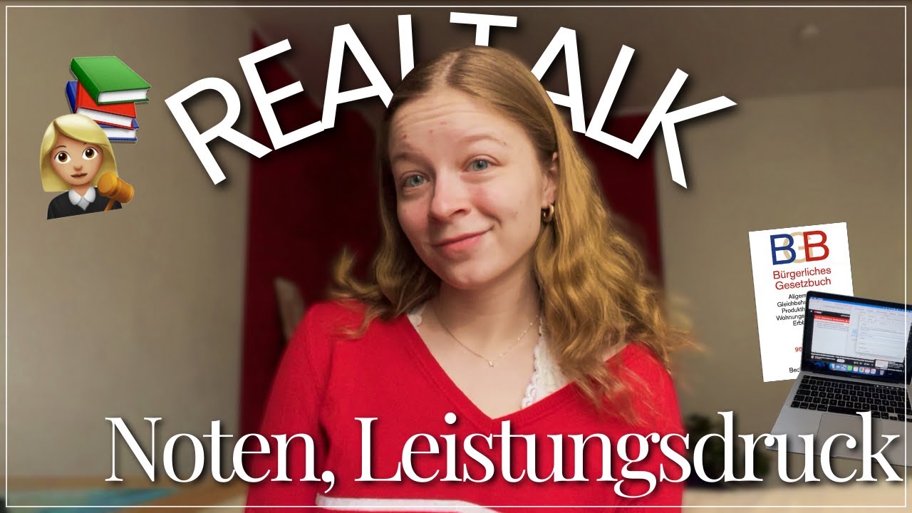 REALTALK: Umgehen mit Leistungsdruck und Noten | Marlenes Mind