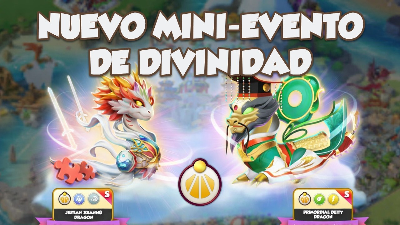 Consigue a Deidad Primigenia y Jiutian Xuannú en el nuevo mini evento Divino #DragonManiaLegends