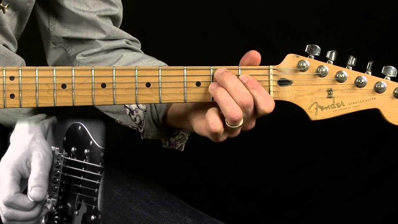 Clapton style Blues Turnaround in Key of E