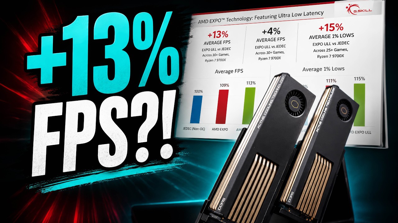 AMD заявляет о повышении частоты кадров до 13% благодаря новой памяти DDR5 | Computex 2026