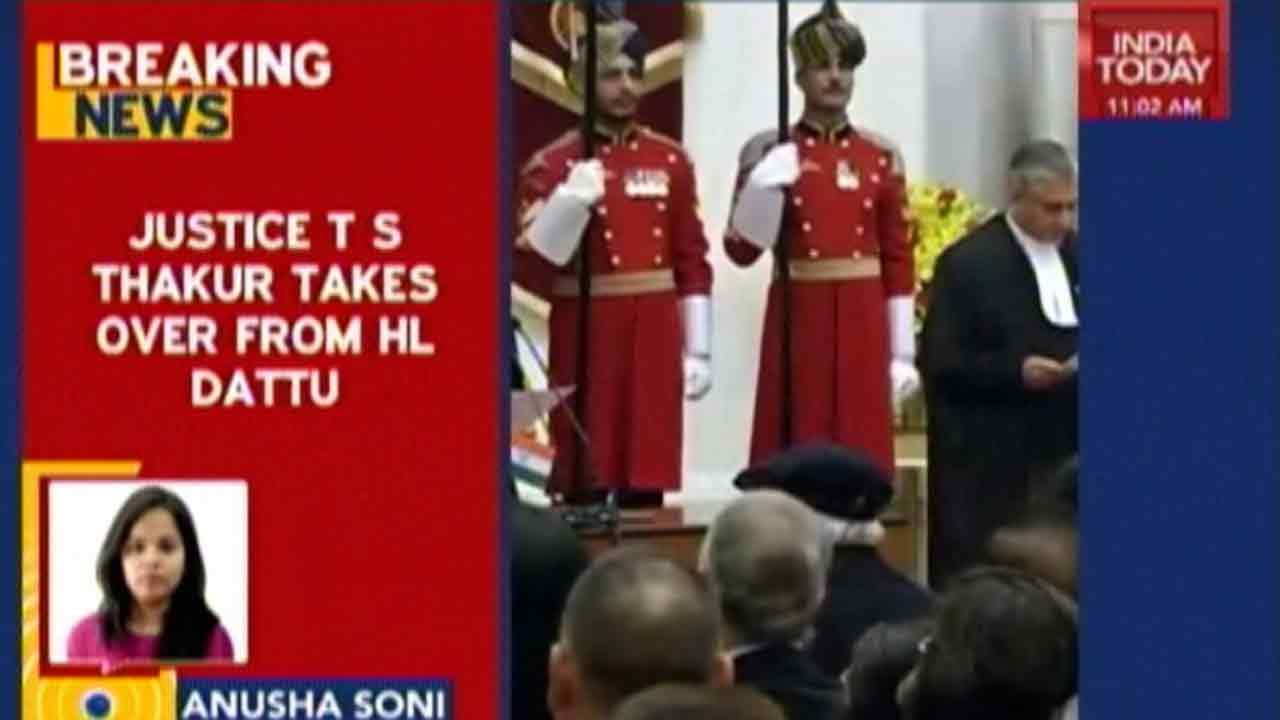 Justice TS Thakur Sworn In As Chief Justice Of India