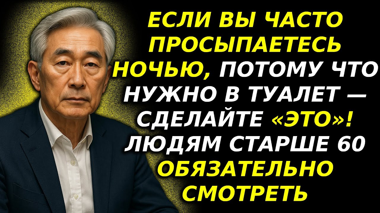 Часто просыпаетесь ночью из-за мочеиспускания? Способ за 1 день! Обязательно для 60+
