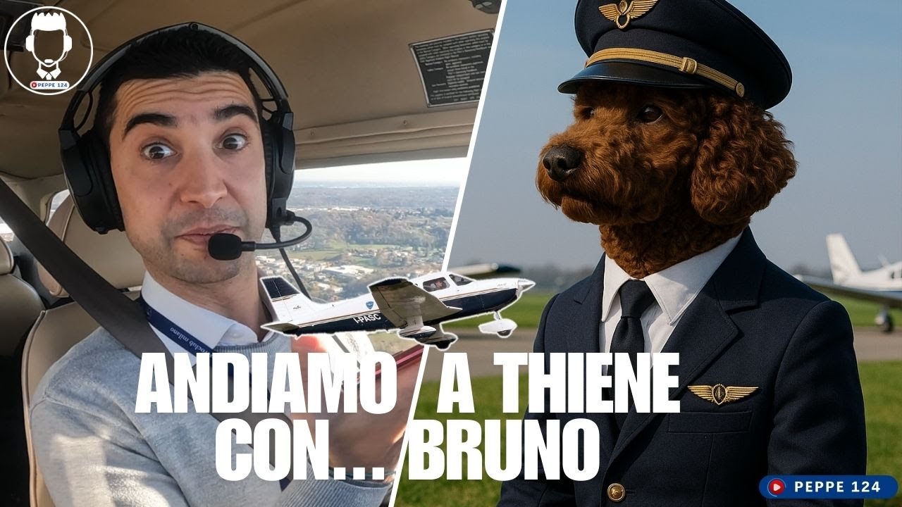 Vado in volo a Thiene con Bruno