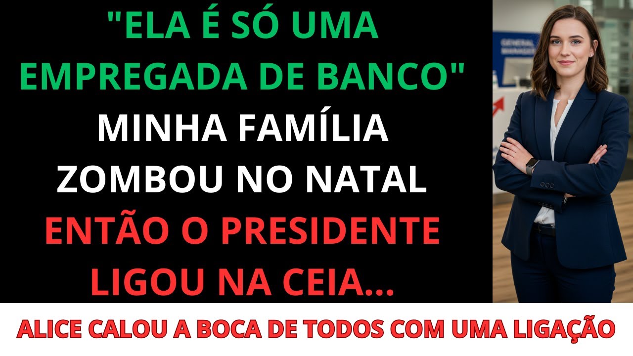 "Ela é só empregada", todo mundo duvidou — até me tornarem gerente do banco