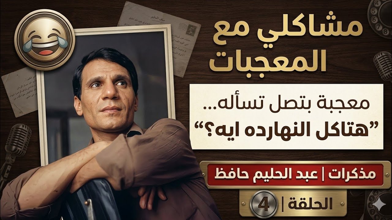 عشان تطبخ اكل زييه واللى تبعتله اسطوانات واللى تختارله ملابس مذكرات عبد الحليم حافظ لحلقه ٤ 