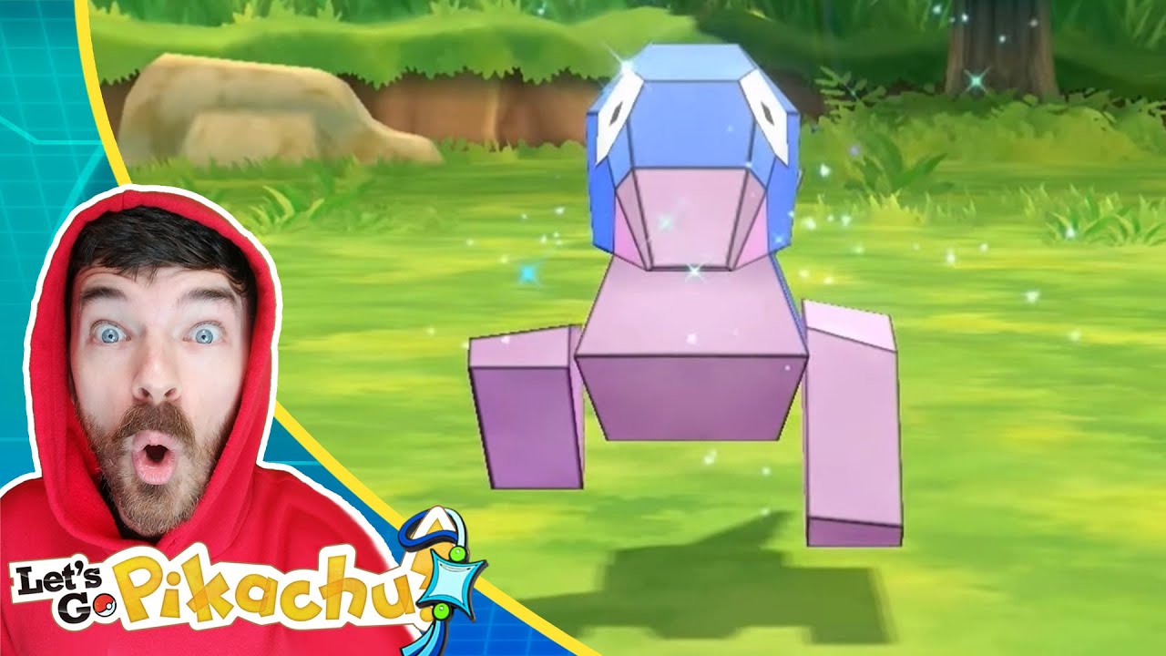 Shiny Porygon Found on Route 7 with Door Method | Pokemon Let's Go Pikachu Extreme Shiny Living Dex