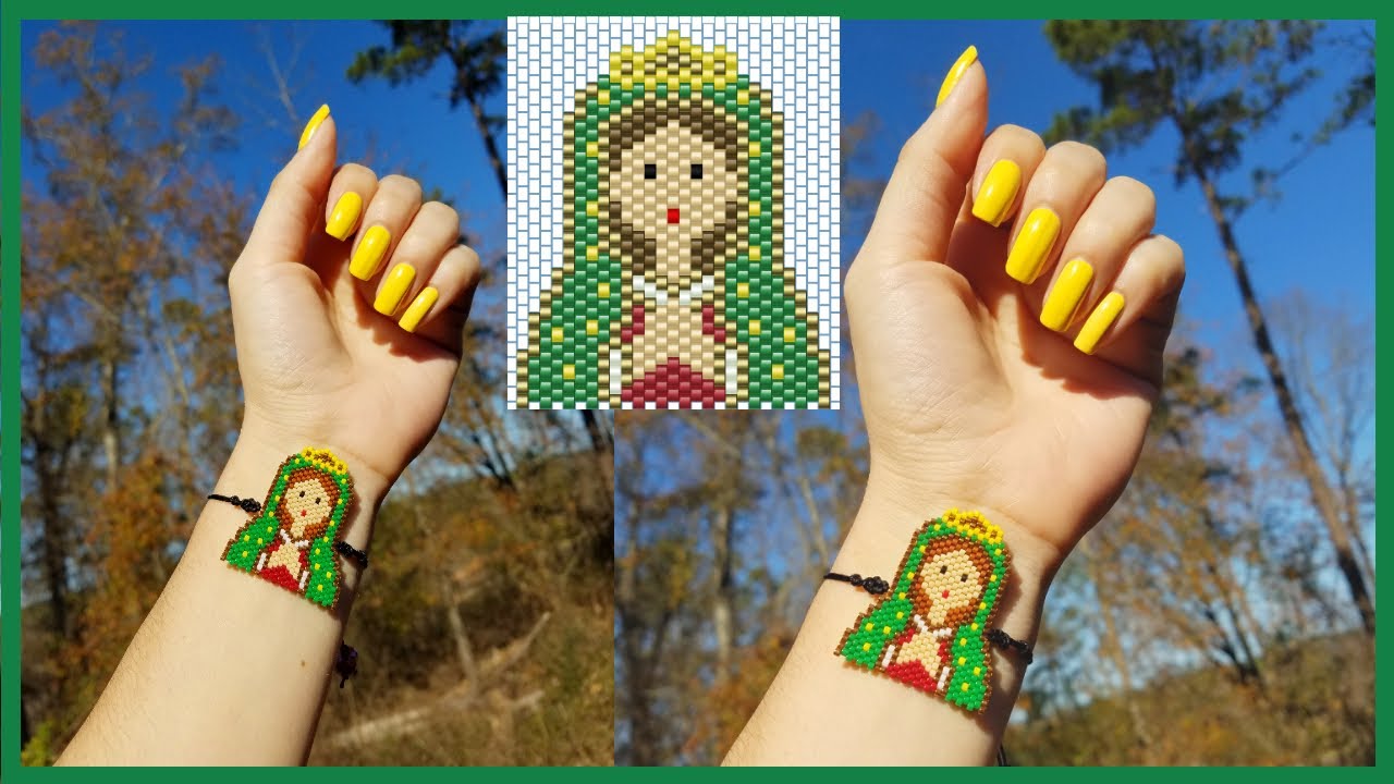 VIRGEN DE GUADALUPE/ PULSERA/PEYOTE INPAR /MIYUKI