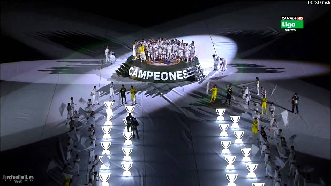 Празднование чемпионства Real Madrid CF Campeones La Liga 2011-2012