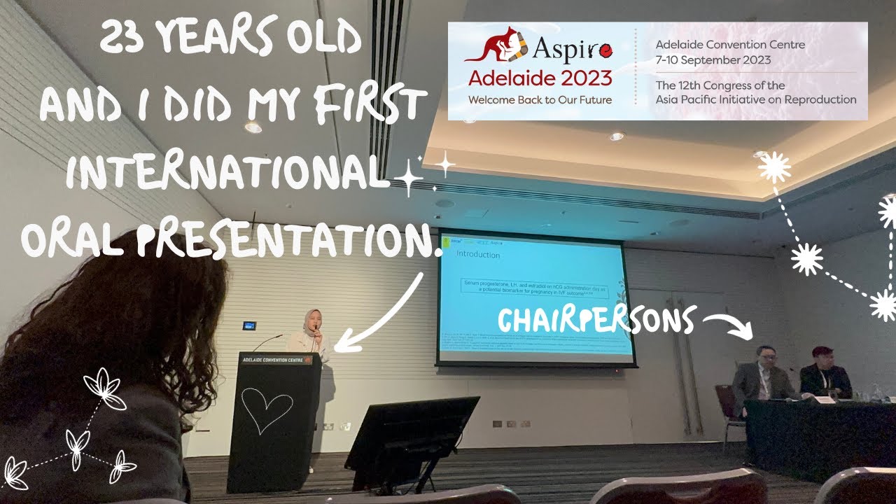 My first ever international conference: ASPIRE, Adelaide 2023 [Ind]