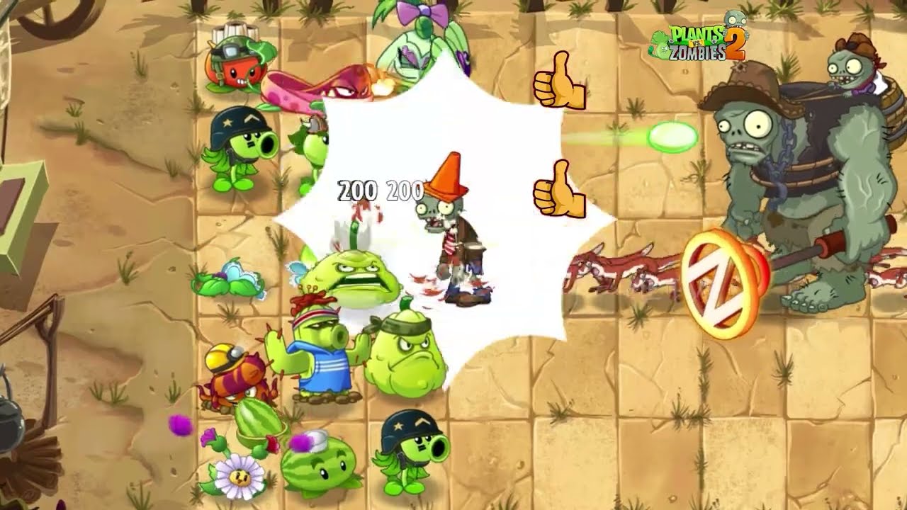 PvZ 2 - Random Team plant Vs  Wease & Garantuar Zombies - Who will win ? #plantsvszombies #pvz2