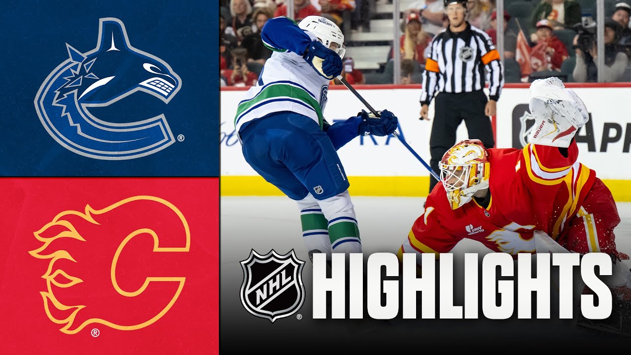 NHL Preseason Highlights | Canucks vs. Flames | October 01, 2025