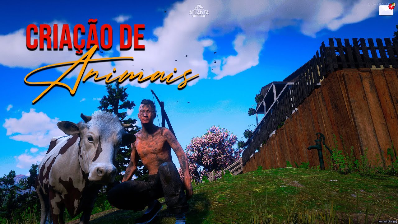 APRENDE A CRIAR ANIMAIS E VENDER NO ABATEDOURO [ATLANTA RP] RED DEAD REDM