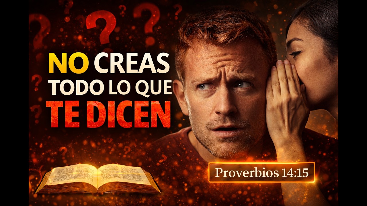 El peligro de creer todo lo que escuchas | Proverbios 14:15