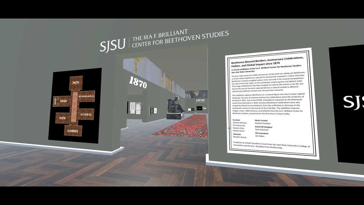 Beethoven anniversaries VR exhibit launch event December 16, 2020