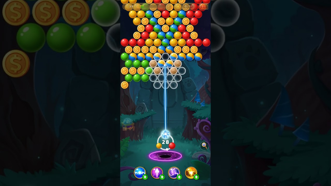 Vídeo game de bolinhas coloridas bubble shooter vídeo Game