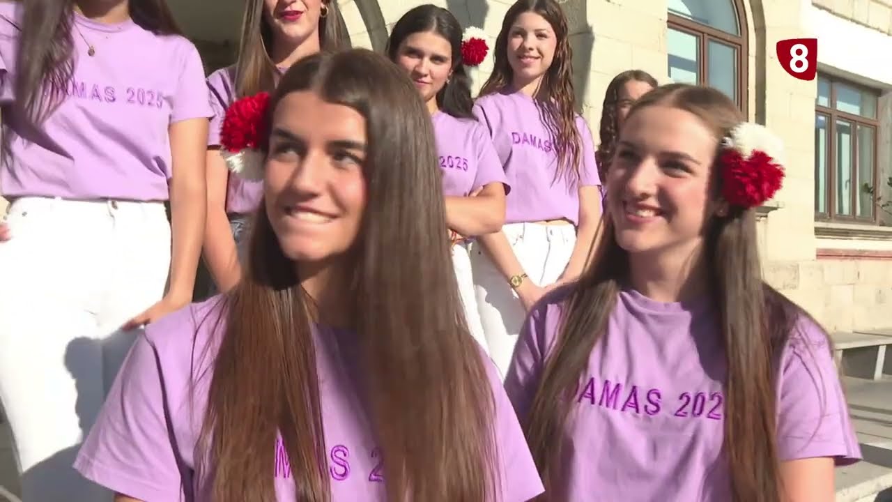 Alcaldesa y damas de las Fiestas de El Espinar 2025