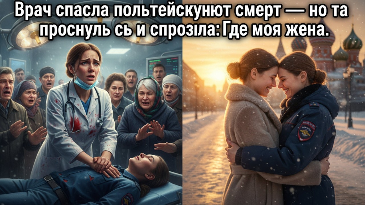 Врач спасла полицейскую от смерти — но та проснулась и спросила: «Где моя жена?»перед всей больницей