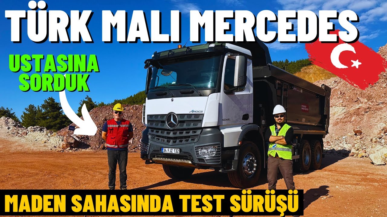 Mercedes Benz Arocs 4045 K Türkiye'de İlk İnceleme / Maden Sahası Canavarı Türkiye'de Üretiliyor!