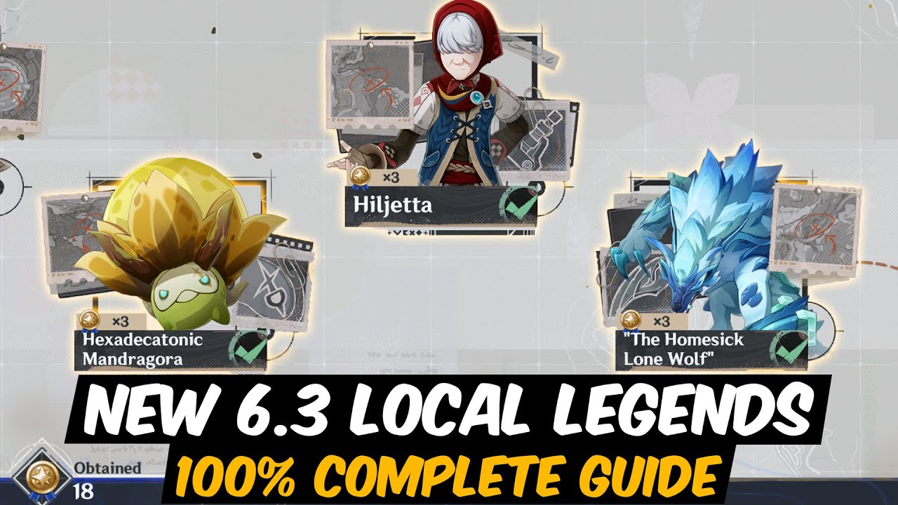 All 6.3 Local Legends Achievements 100% Valiant Chronicles Guide | Genshin 6.3 Nod Krai