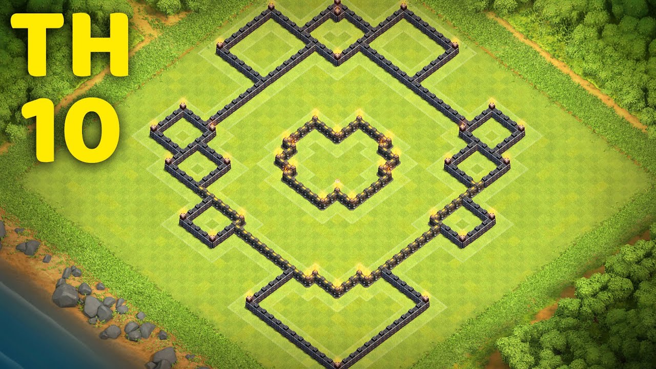 Town Hall 10 Farming Base Design - Clash of Clans (CoC TH10)