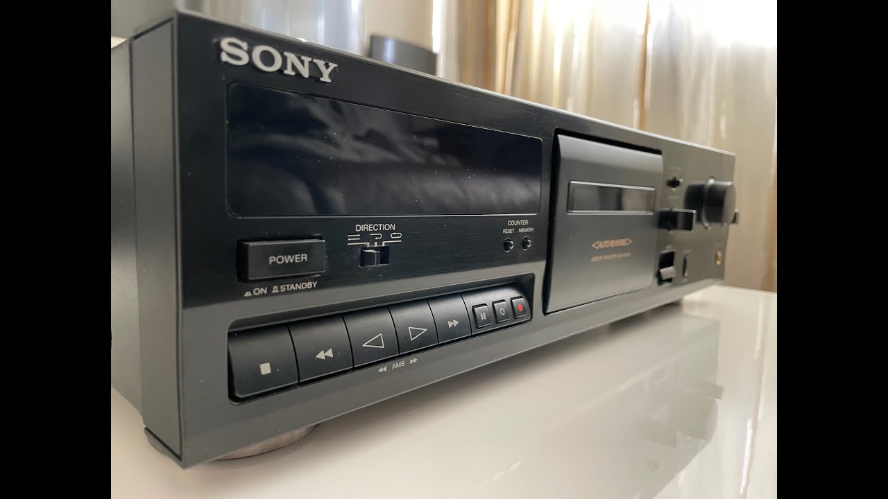 Sony TC-K311 - работа автореверсной кассетной деки