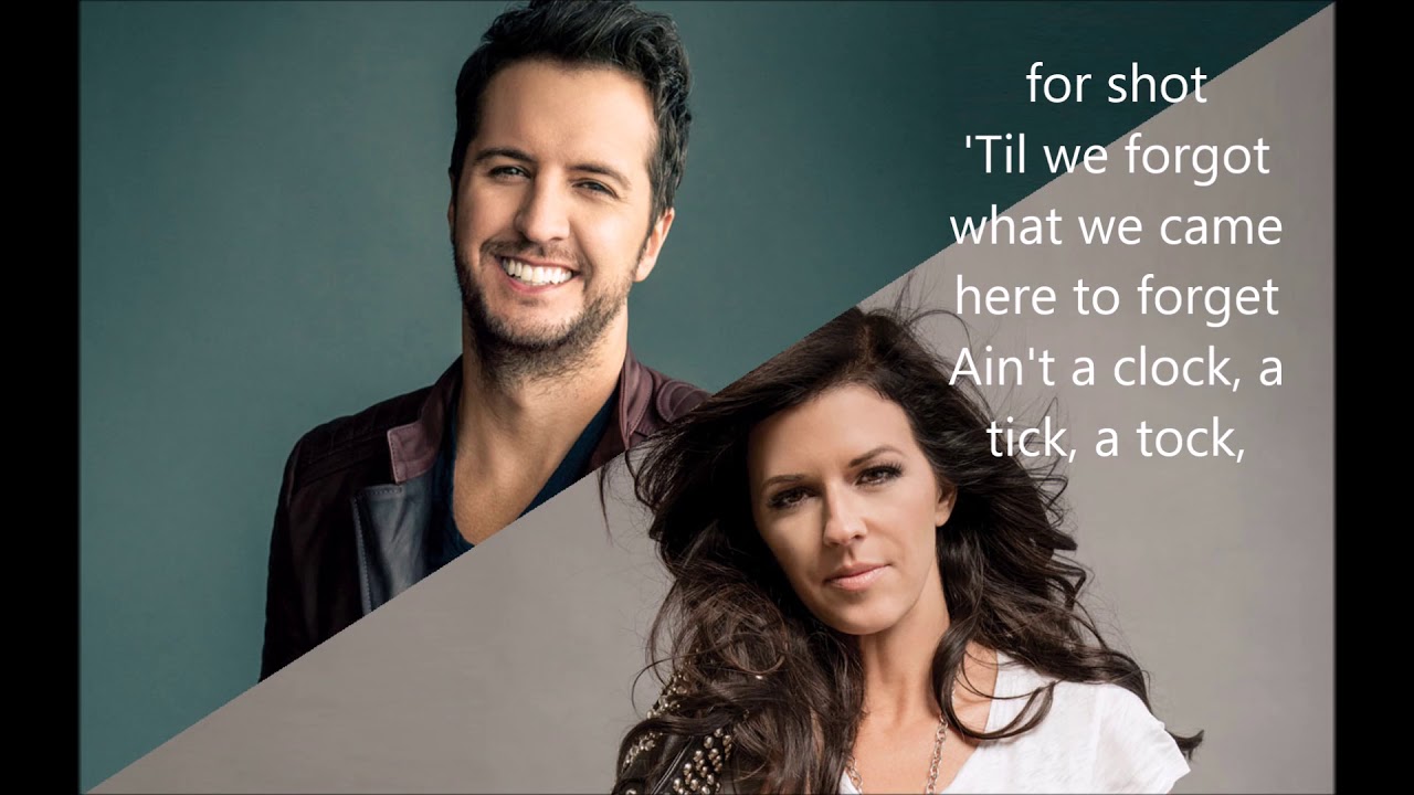 Luke Bryan ft Karen Fairchild Home alone tonight  lyric video