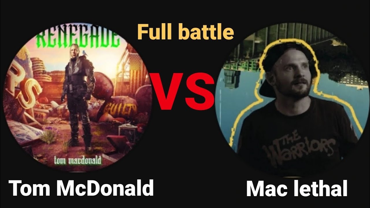 Tom MacDonald vs Mac lethal (With Health Bars) [Full battle]