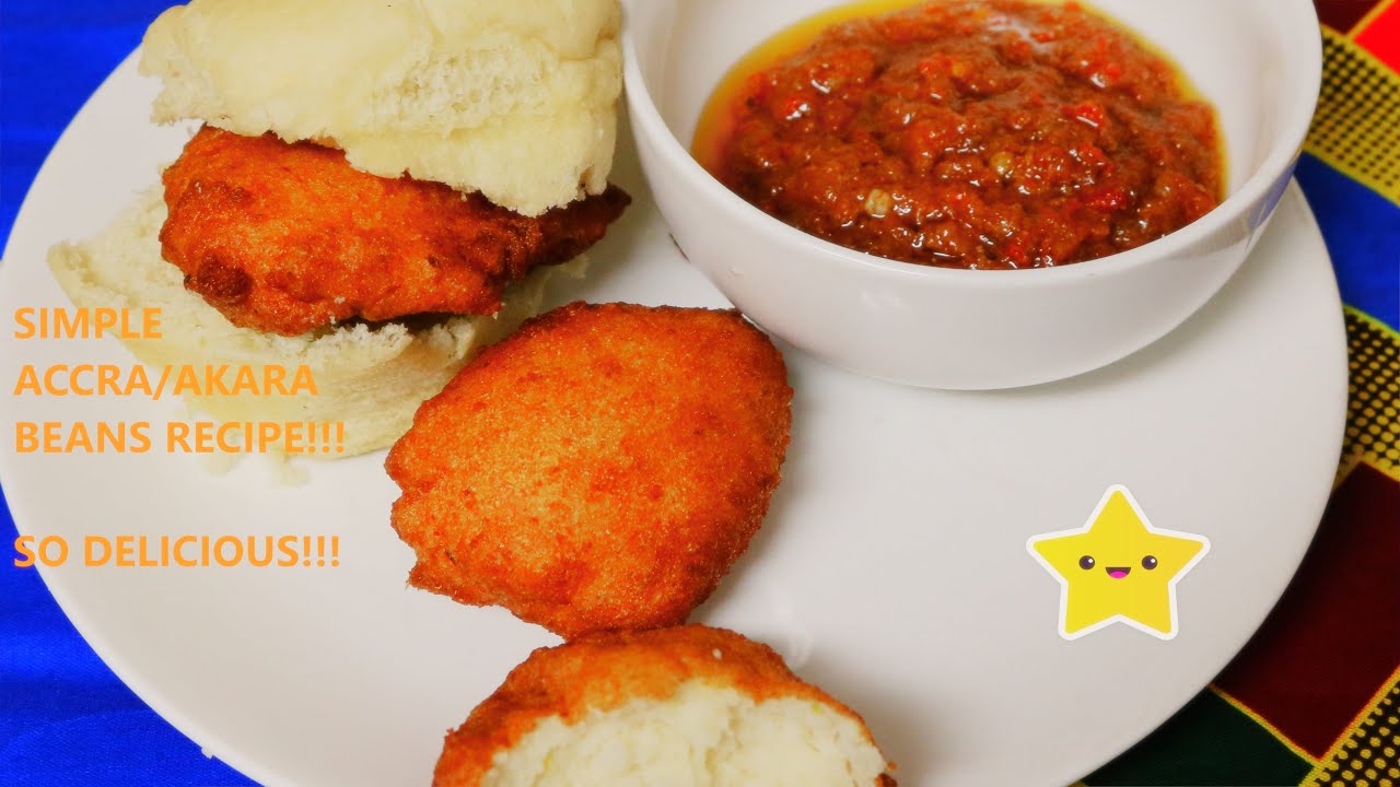 How to Make Accra Beans/ Simple Accra Beans Recipe/ Akara/ Black Eyed Pea Fritters/Beignets Haricots