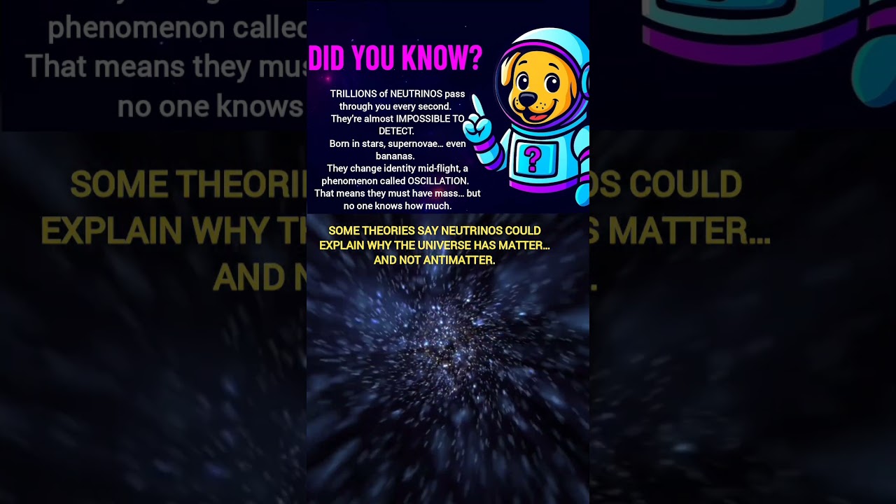 What are Neutrinos? #space #shorts