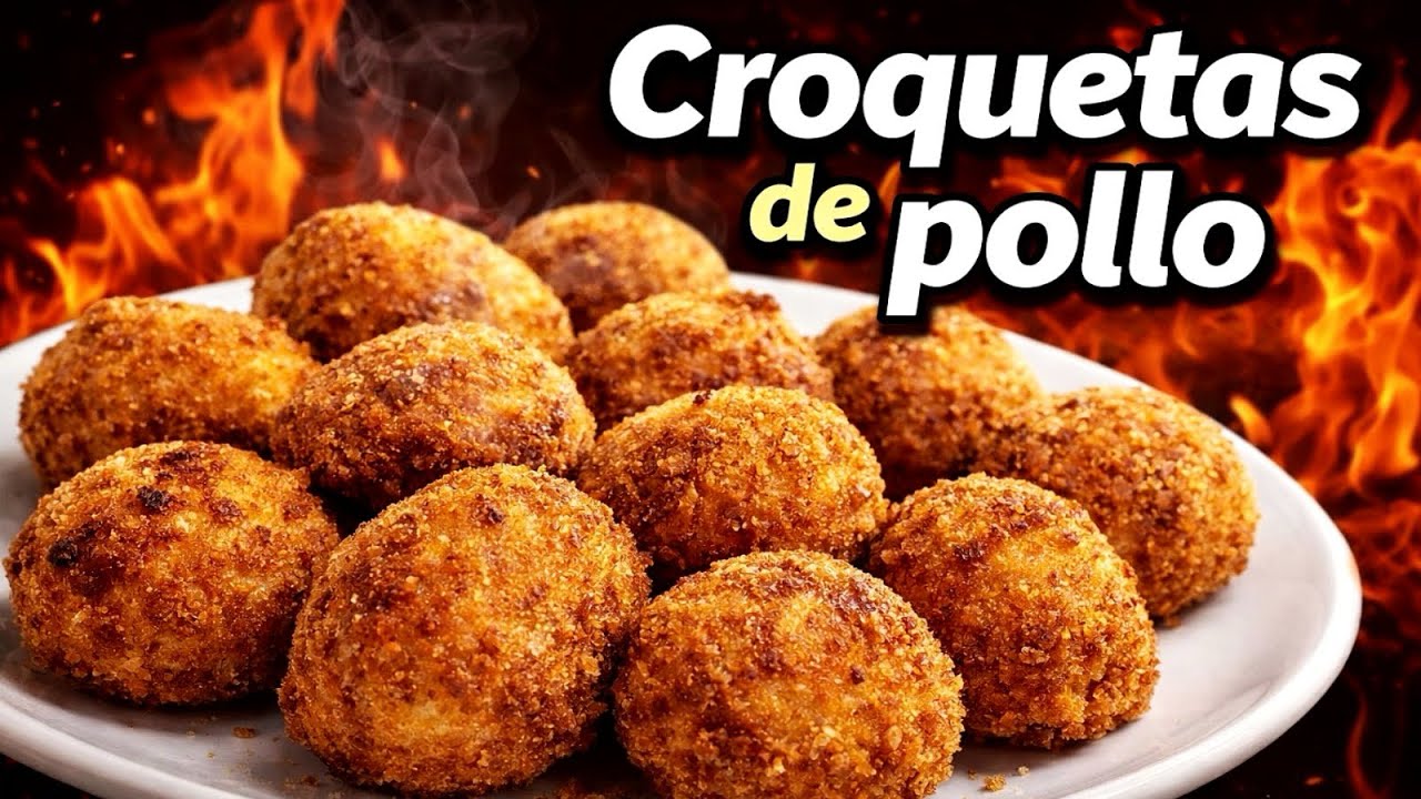 EL SECRETO PARA HACER CROQUETAS DE POLLO PERFECTAS EN CASA