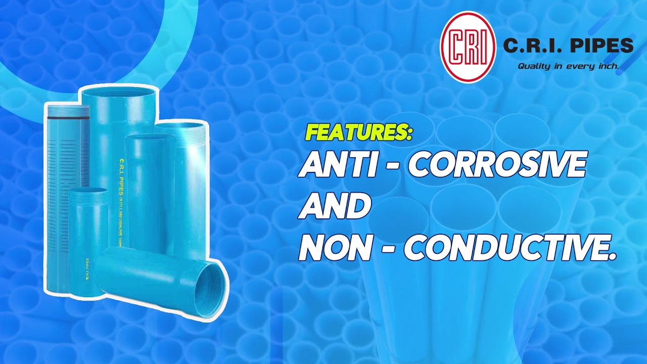 C.R.I. offers Corrosion-Resistant Pipes For Water Transfer Need