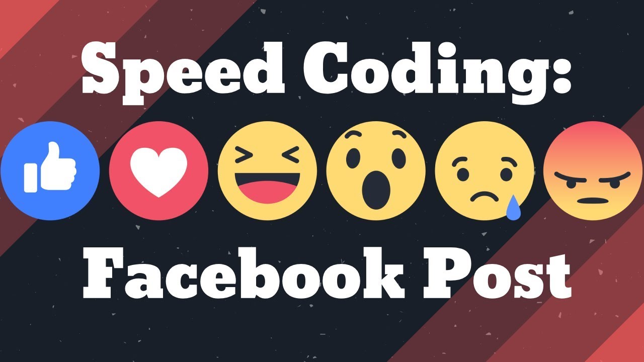 Speed Coding A Facebook Post [2018]