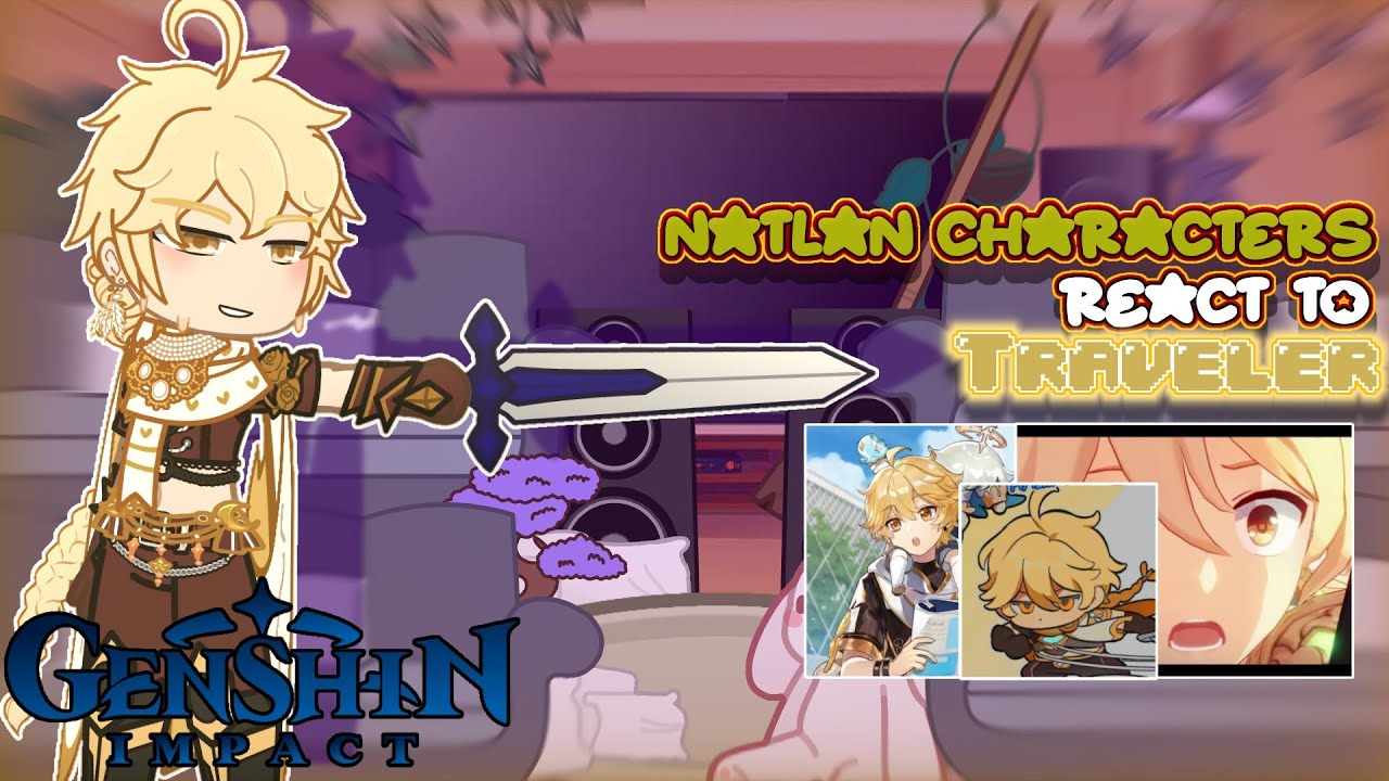 ⭐✨ Genshin Natlan Characters react to Traveler Aether || Genshin Impact ||