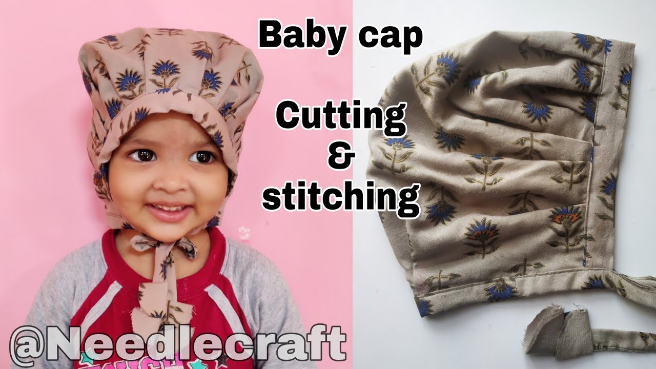 Very easy baby cap cutting and stitching ||2-5 year old baby cap #Needlecraft  #babycap #design