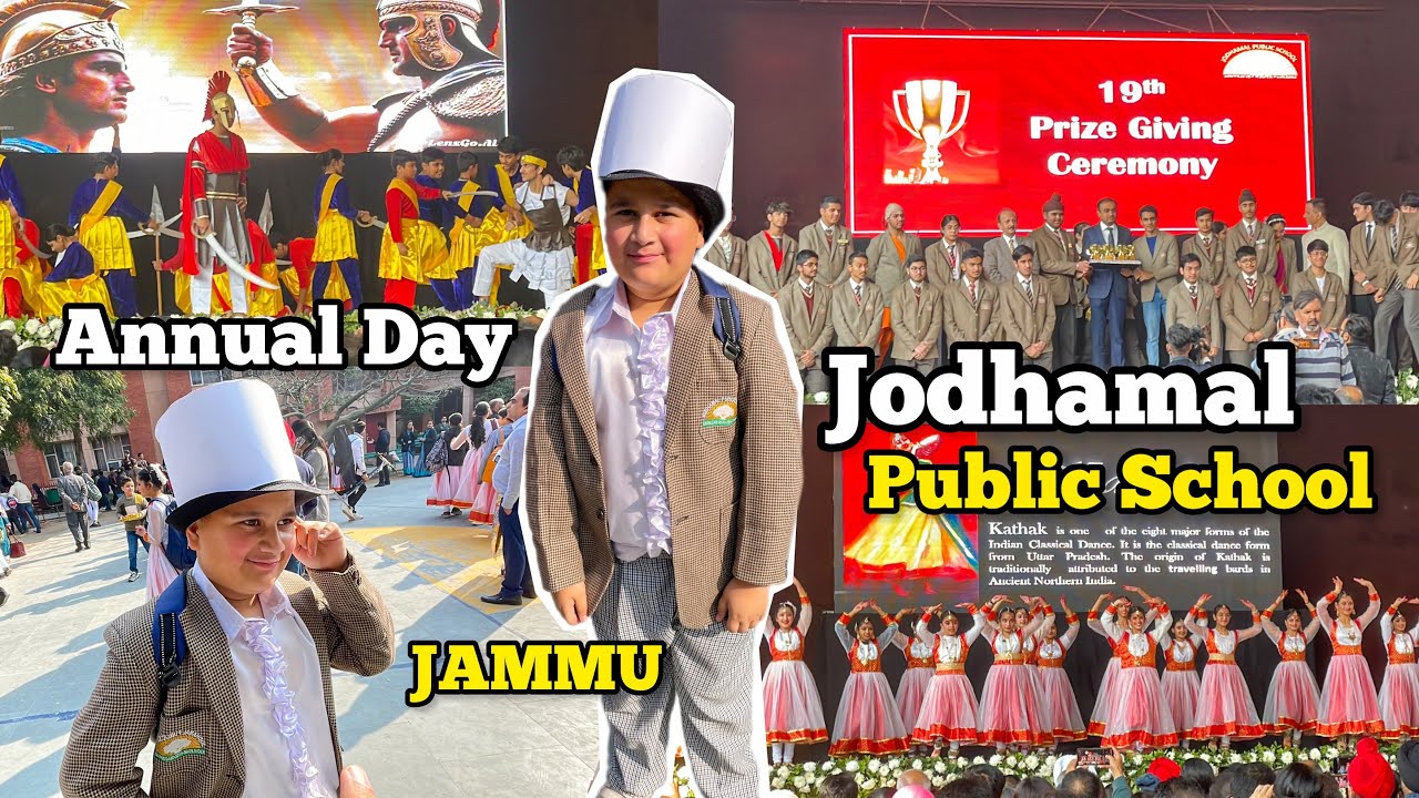 Aaj toh Bachpan Yaad Aagya 😂 | Jodhamal Public School 19th Annual Day | Jammu | DSBOSSKO VLOGS
